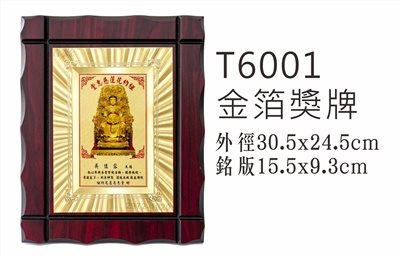 T6001金箔獎牌