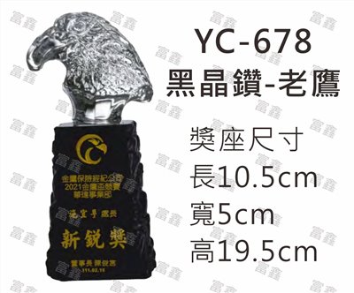 YC-678黑晶鑽-老鷹