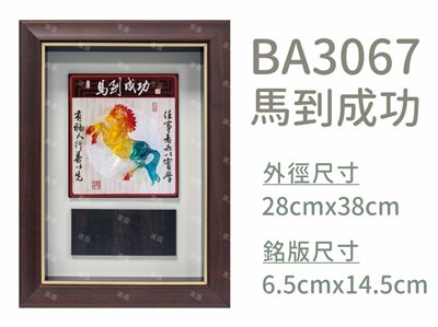 BA3067馬到成功
