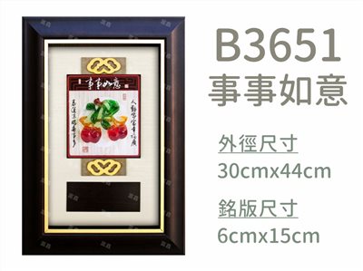 B3651事事如意