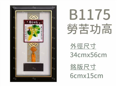 B1175勞苦功高