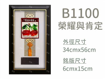 B1100榮耀與肯定
